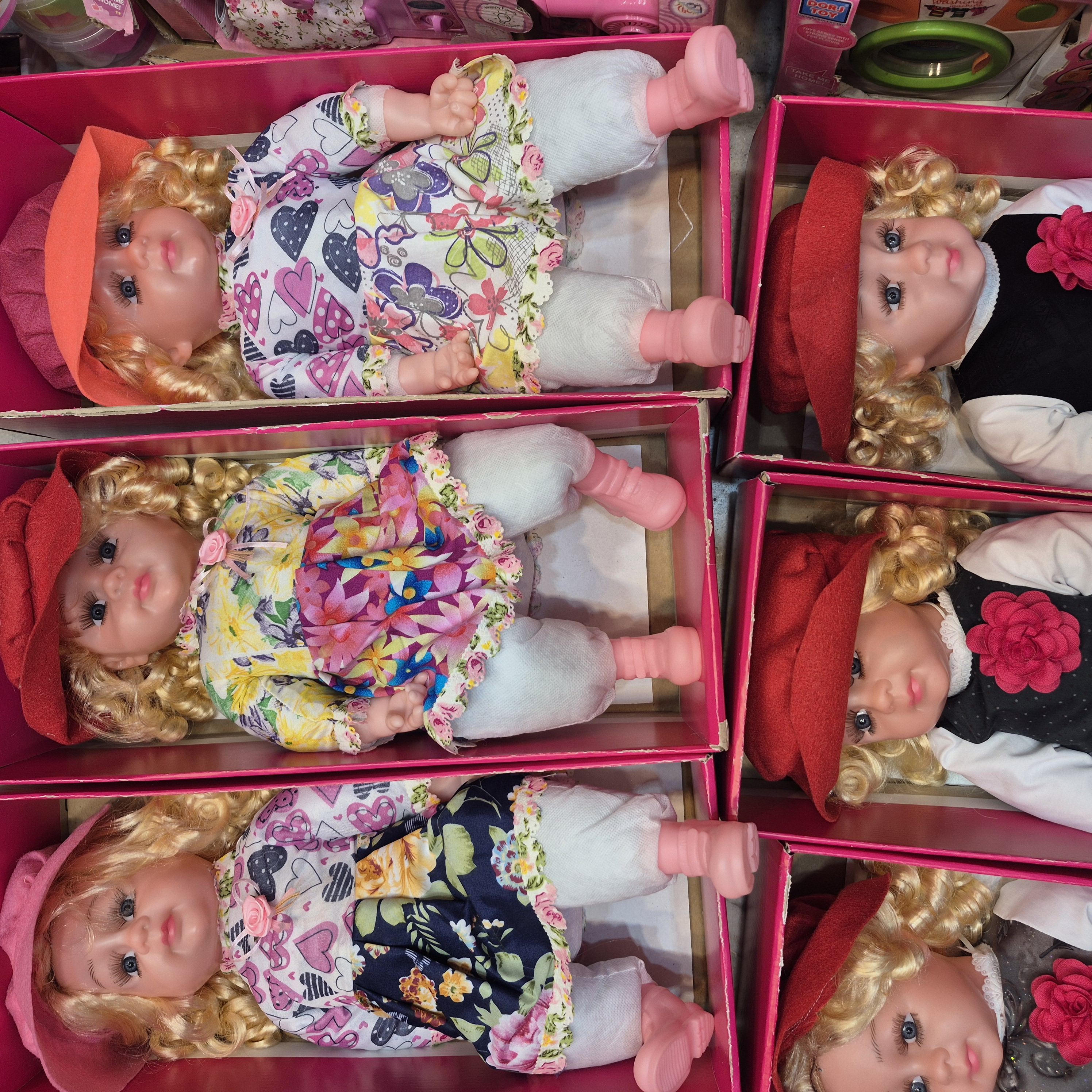 عروسک جعبه ای موزیکال۲۴اینچ ۴۸سانت کد۳۲۶۰